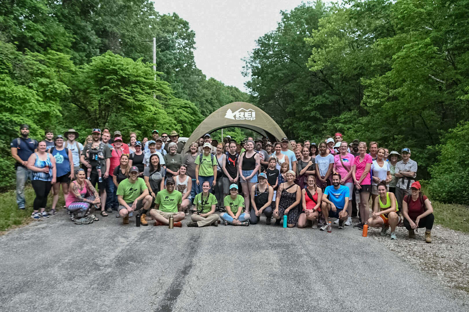 REI Hike Group Photo