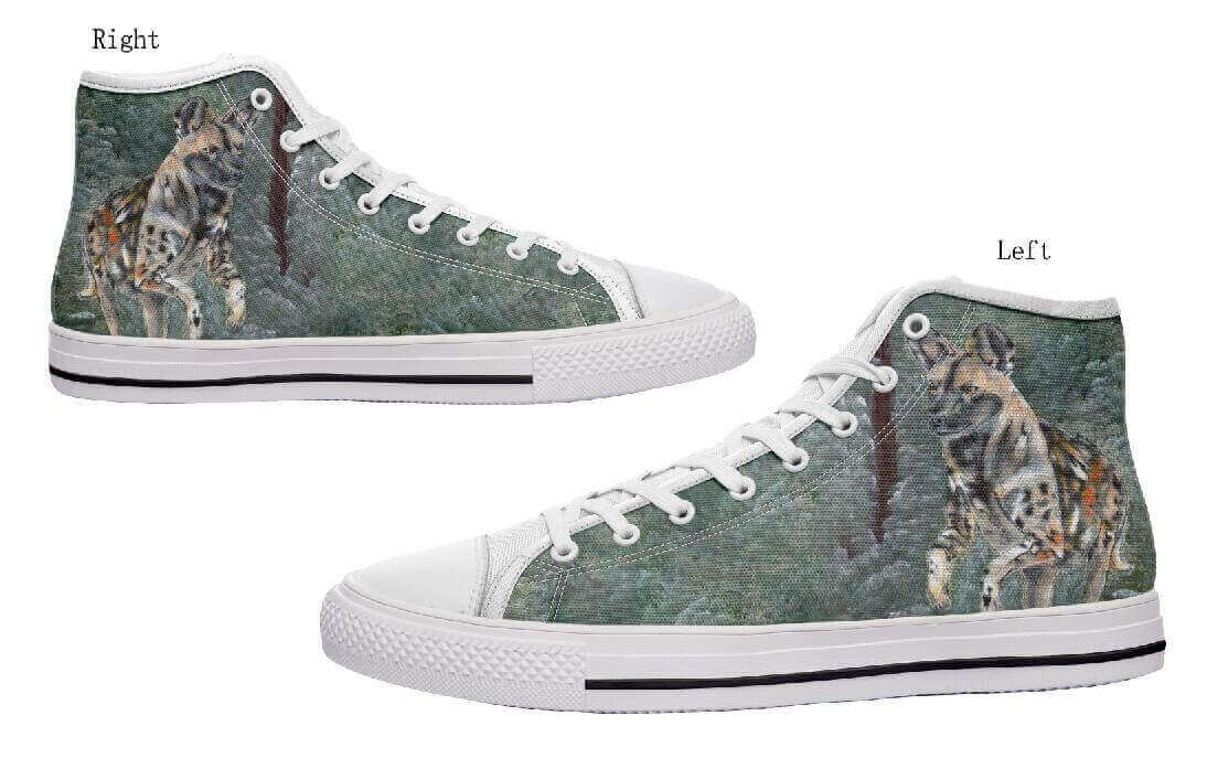 Artist Designs Wolf Shoes to Support the EWC! - Endangered Wolf Center