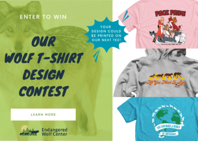 Enter to Win Our Wolf T-Shirt Design Contest!
