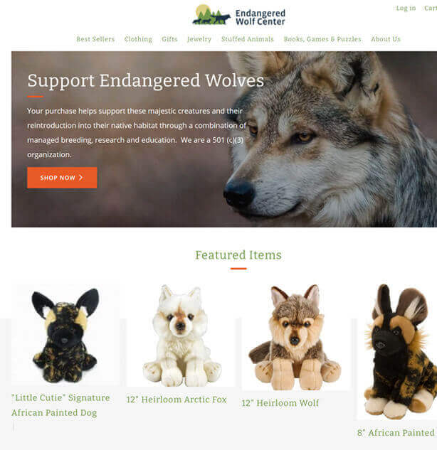 Endangered Wolf Center Gift Shop