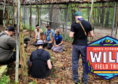 Coyote Peterson Visits the EWC for a Wild Field Trip